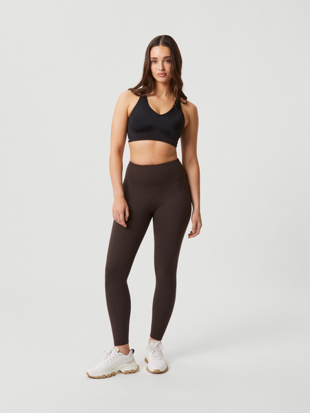Björn Borg Studio High Waist Comfort Tights Brun, XXL