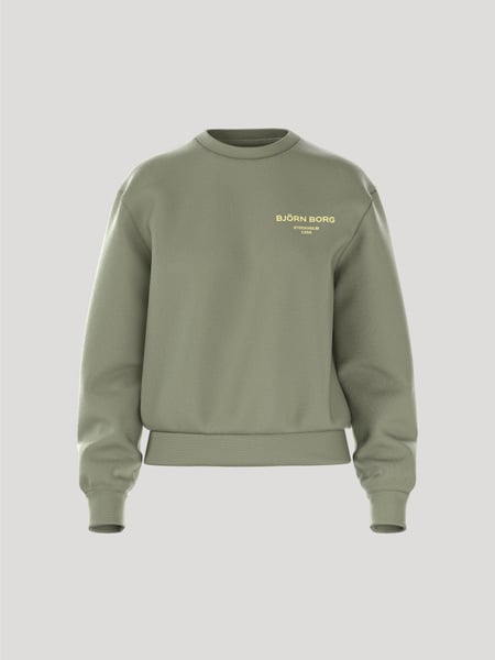 Se Björn Borg Borg Essential 1 Sweatshirt Grøn, S hos Björn Borg