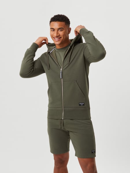 Björn Borg Centre Zip Hoodie Grøn, L