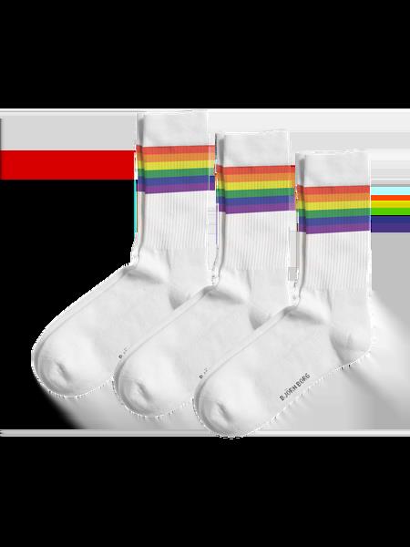 Björn Borg Core Crew Socks 3-pack Hvid, 41-45