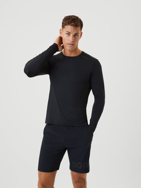 Björn Borg Borg Long Sleeve Tech T-shirt Sort, M