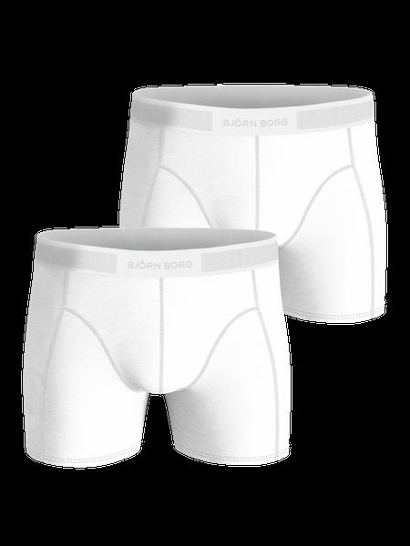 Björn Borg Premium Cotton Stretch Boxer 2-pack Hvid, XS