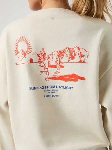 Björn Borg Borg Boyfriend Sweatshirt Hvid, M