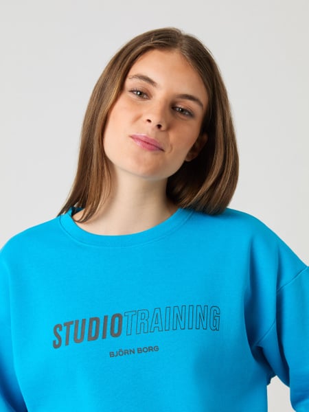 Björn Borg Borg Boyfriend Sweatshirt Blå, M