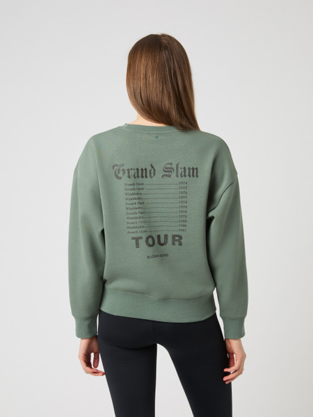 Björn Borg Borg Boyfriend Sweatshirt Grøn, XS