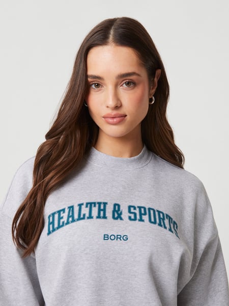 Björn Borg Studio Oversized Crew Grå, XL