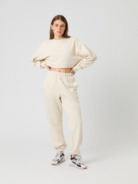 Björn Borg Studio Oversized Sweatpants Hvid, S
