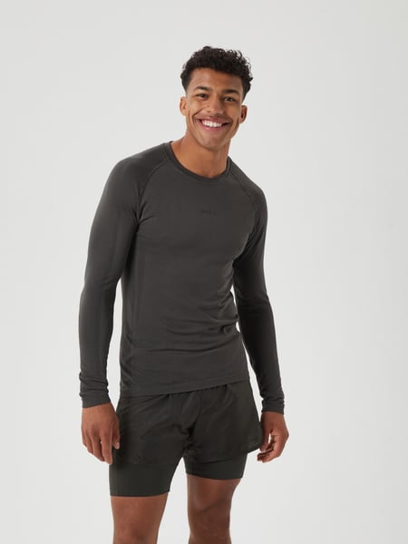Björn Borg Borg Running Seamless Ls T-shirt Grøn, XL