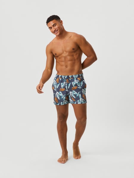 Björn Borg Borg Print Swim Shorts Blå, M