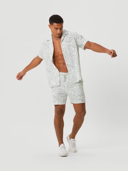 Björn Borg Borg Toweling Pool Shorts Grå, M