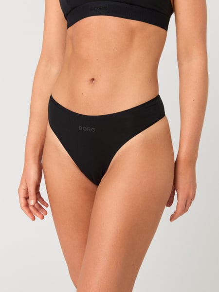 Björn Borg Core Lyocell Thong 1-pack Sort, L