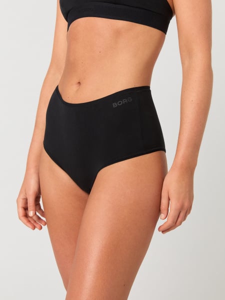 Björn Borg Core Lyocell Highwaist Brief 1-pack Sort, XL