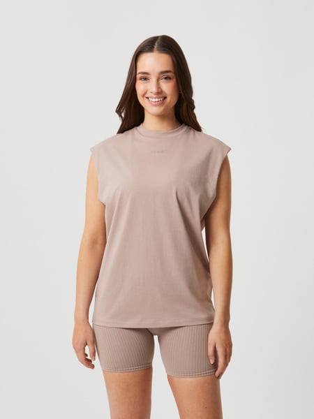 Björn Borg Studio Loose Fit Tank Beige, XS