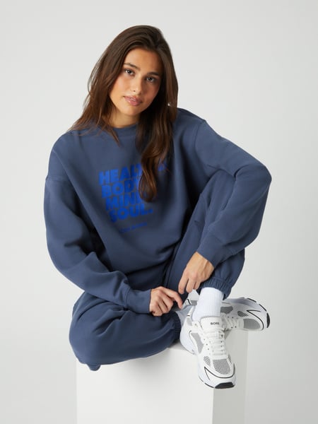 Björn Borg Studio Oversized Crew Blå, S