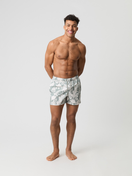 Björn Borg Borg Print Swim Shorts Grøn, S