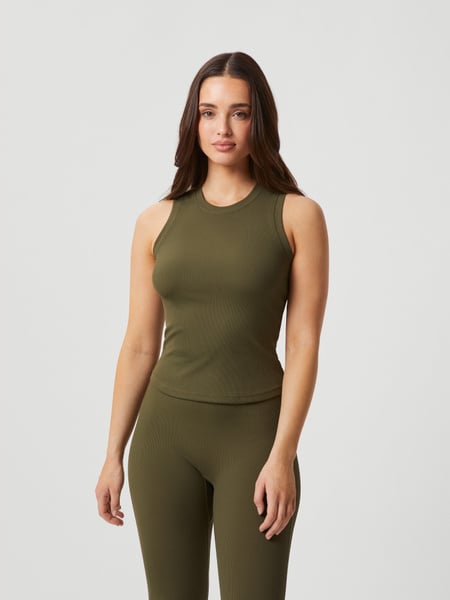 Björn Borg Studio Rib Tank Grøn, XXL