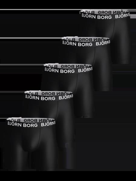 Björn Borg Sports Microfiber Boxers 5-pack Sort, XS