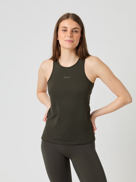 Björn Borg Borg Racerback Tank Top Grøn, S