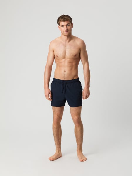 Björn Borg Borg Seersucker Swim Shorts Marineblå, XL