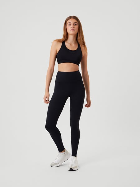 Björn Borg Studio High Waist Comfort Tights Sort, XL