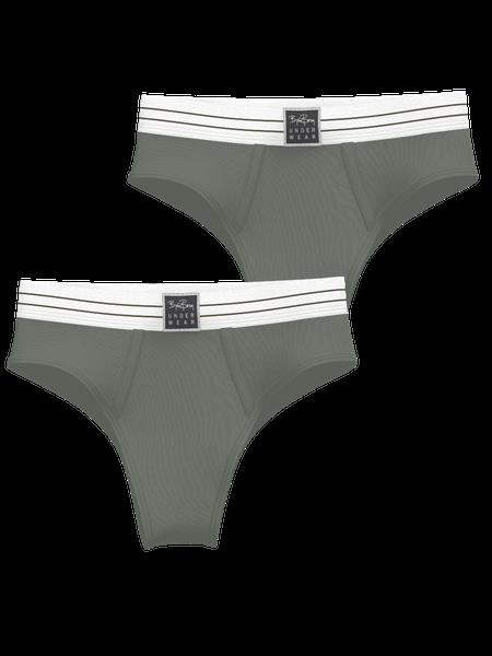 Björn Borg Original Highwaist Briefs 2-pack Grøn, XXL
