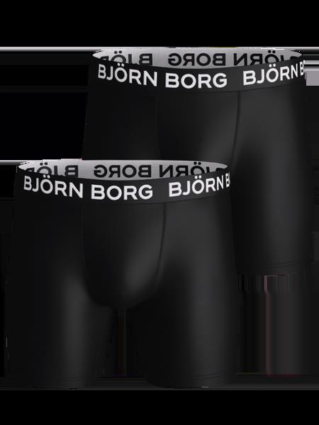 Björn Borg Sports Microfiber Boxers 2-pack Sort, M