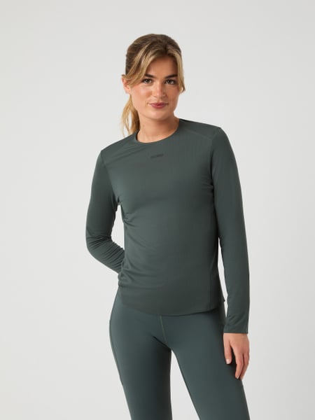 Björn Borg Borg Running Feather Long Sleeve T-shirt Grøn, XL