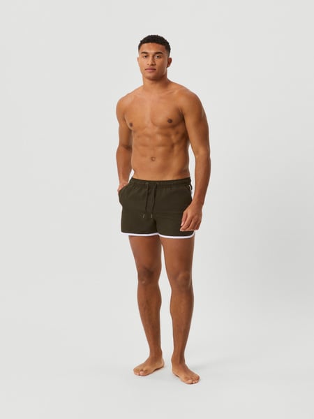 Björn Borg Borg Retro Swim Shorts Grøn, L