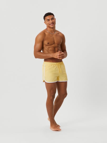 Björn Borg Borg Retro Swim Shorts Gul, L