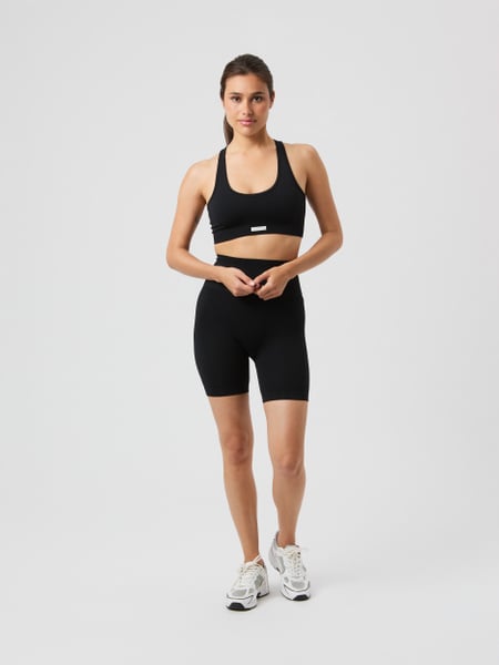 Björn Borg Studio Seamless Ribbed Shorts Sort, L