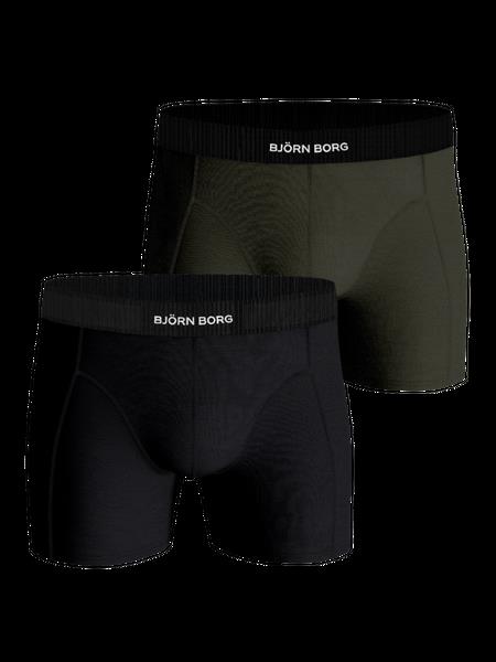 Se Björn Borg Organic Cotton Stretch Boxers 2-pack Multi, L hos Björn Borg
