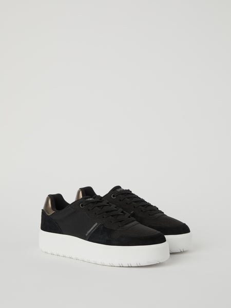 Björn Borg Women's Nylon Metallic Sneakers T2400 Sort, 41