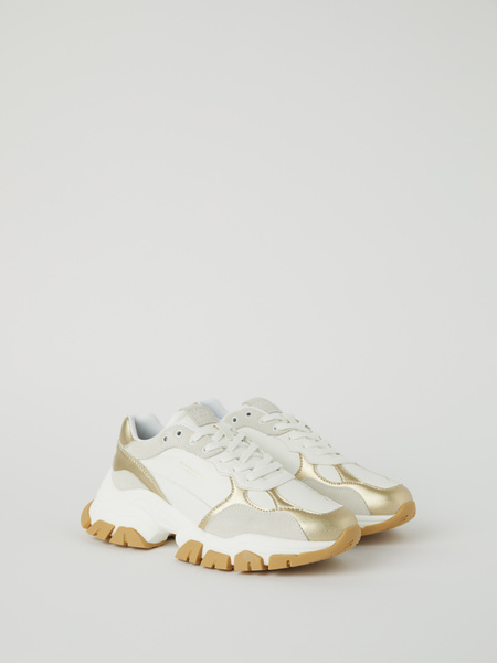 Björn Borg Women's Matt Metallic Sneakers R2600 Hvid, 39