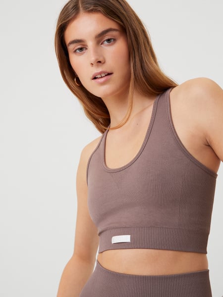 Björn Borg Studio Low Seamless Bra Brun, SM