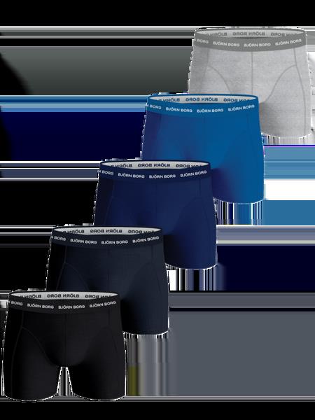 Björn Borg Cotton Stretch Boxers 5-pack Multi, XL