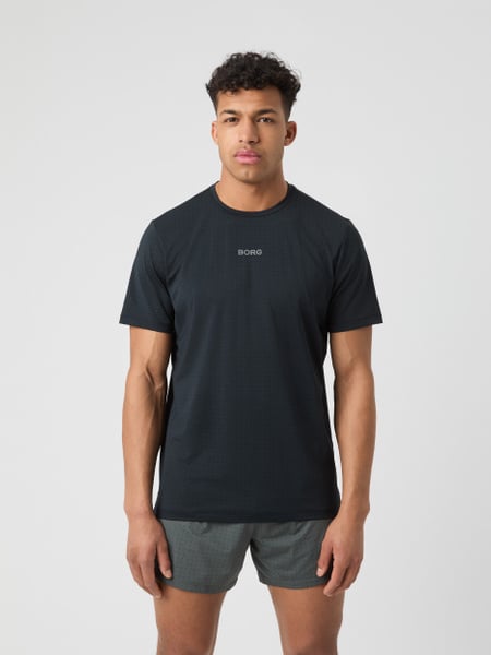 Björn Borg Borg Running Perforated T-shirt Sort, S