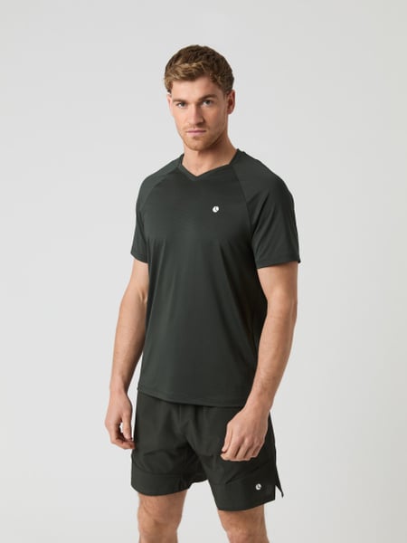 Björn Borg Ace V-neck T-shirt Grøn, L