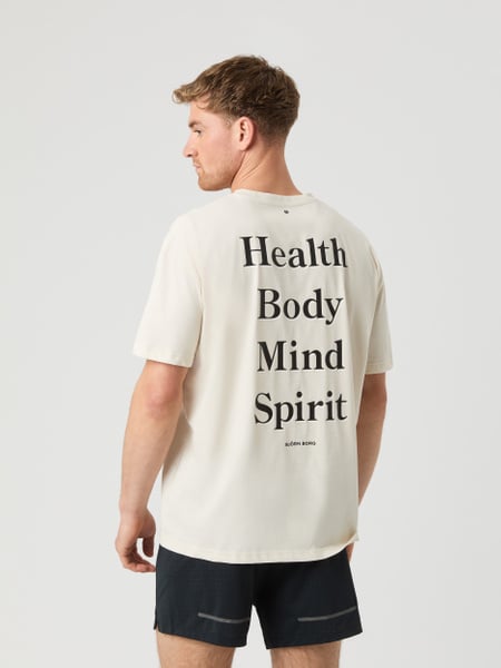 Björn Borg Borg Gym Oversized T-shirt Hvid, L