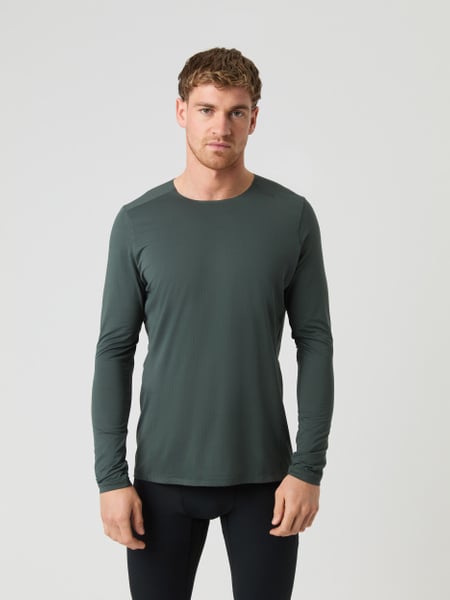 Björn Borg Borg Running Feather Long Sleeve T-shirt Grøn, L