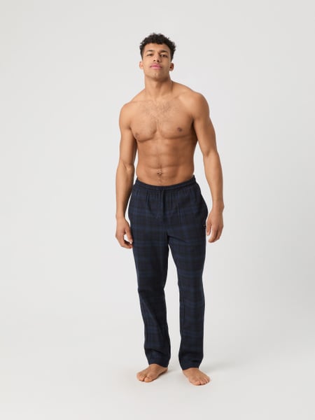 Björn Borg Core Flannel Pyjama Pants Marineblå, S