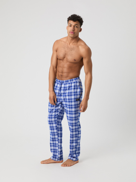 Björn Borg Core Flannel Pyjama Pants Blå, L