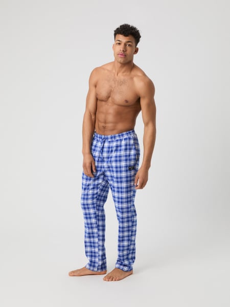 Björn Borg Core Flannel Pyjama Pants Blå, XL