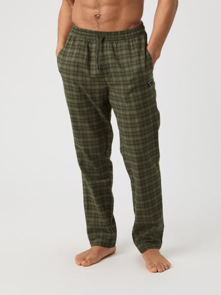 Björn Borg Core Flannel Pyjama Pants Grøn, XXL