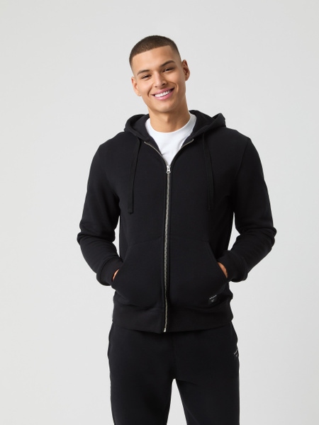 Björn Borg Centre Zip Hoodie Sort, XL