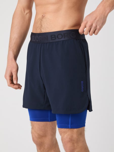 Björn Borg Borg 2 In 1 Shorts Marineblå, M