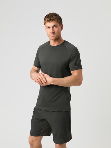 Björn Borg Borg Mesh Panel T-shirt Grøn, M