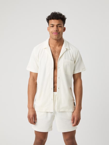 Björn Borg Borg Toweling Pool Shirt Hvid, XXL