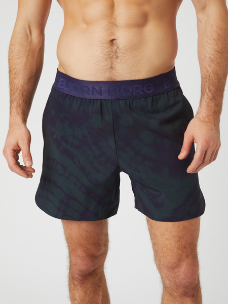 Björn Borg Ace Tie Dye Short Shorts Marineblå, S