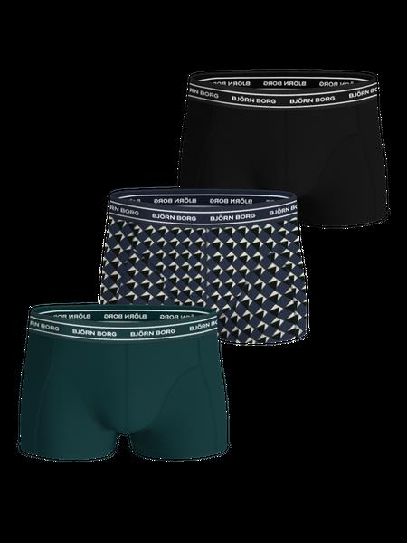 Björn Borg Organic Cotton Stretch Trunks 3-pack Multi, S