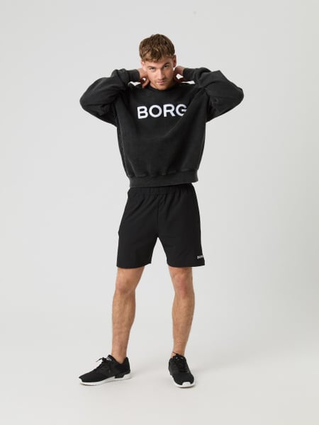 Björn Borg Borg Oversized Logo Sweatshirt Sort, S